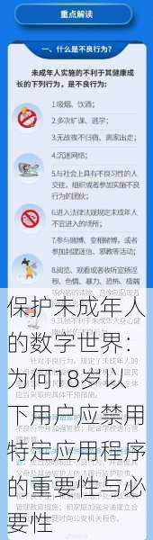 保护未成年人的数字世界:为何18岁以下用户应禁用特定应用程序的重要性与必要性