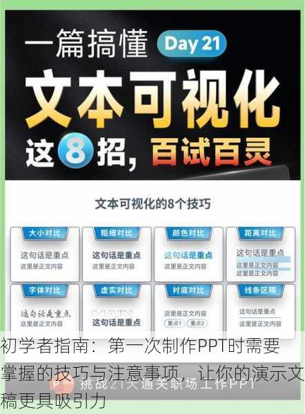 初学者指南:第一次制作PPT时需要掌握的技巧与注意事项,让你的演示文稿更具吸引力