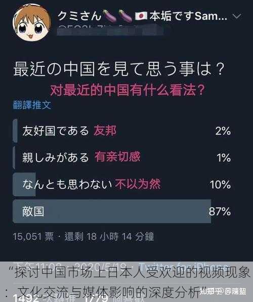 “探讨中国市场上日本人受欢迎的视频现象:文化交流与媒体影响的深度分析”
