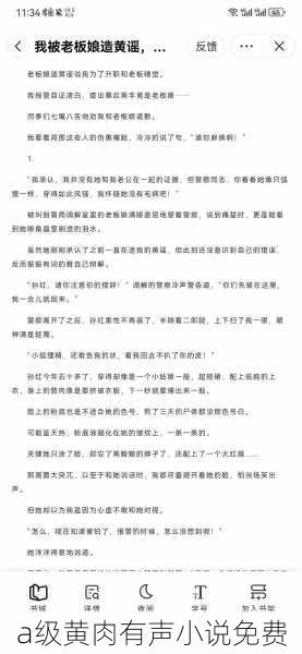a级黄肉有声小说免费
