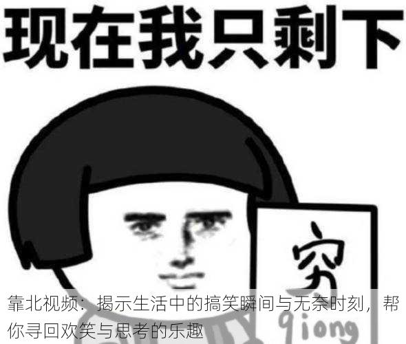 靠北视频:揭示生活中的搞笑瞬间与无奈时刻,帮你寻回欢笑与思考的乐趣